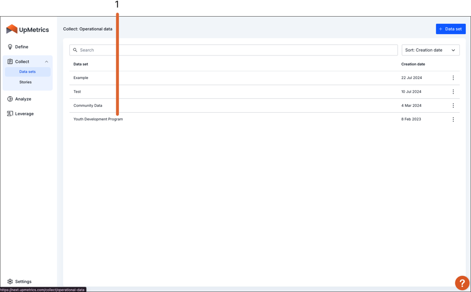 Add new data with the data collector