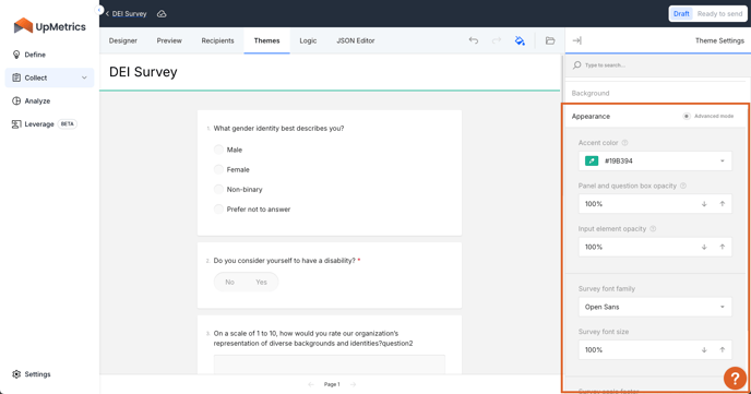 SettingThemeForYourSurvey-Appearance